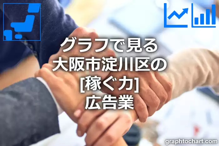 グラフで見る大阪市淀川区の広告業の「稼ぐ力」は高い？低い？(推移グラフと比較)