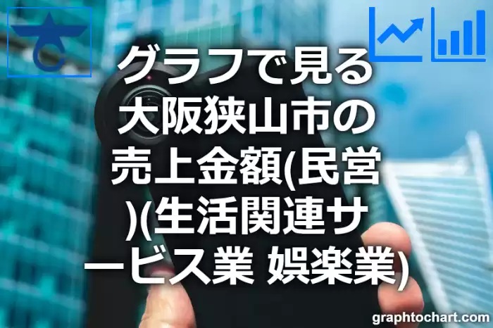 グラフで見る大阪狭山市の生活関連サービス業，娯楽業の売上金額（民営）は高い？低い？(推移グラフと比較)