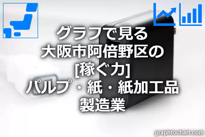グラフで見る大阪市阿倍野区のパルプ・紙・紙加工品製造業の「稼ぐ力」は高い？低い？(推移グラフと比較)
