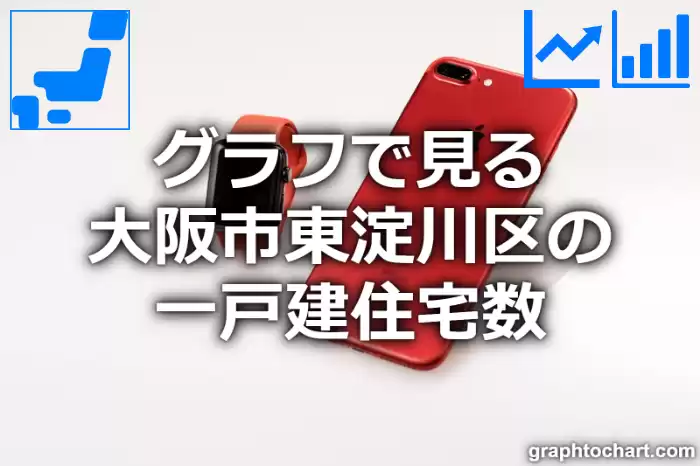 グラフで見る大阪市東淀川区の一戸建住宅数は多い？少い？(推移グラフと比較)