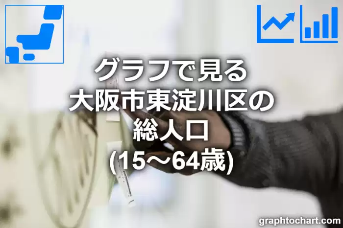 グラフで見る大阪市東淀川区の生産年齢人口（15～64歳）は多い？少い？(推移グラフと比較)