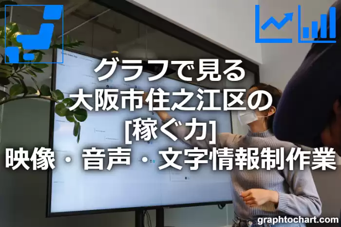 グラフで見る大阪市住之江区の映像・音声・文字情報制作業の「稼ぐ力」は高い？低い？(推移グラフと比較)