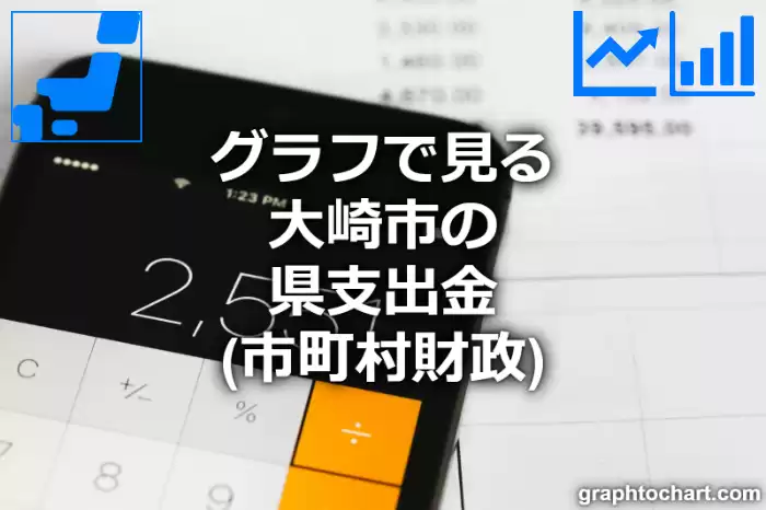グラフで見る大崎市の県支出金は高い？低い？(推移グラフと比較)