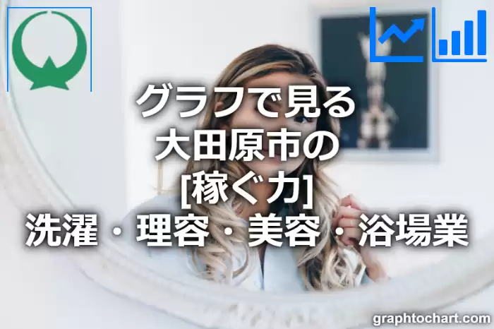 グラフで見る大田原市の洗濯・理容・美容・浴場業の「稼ぐ力」は高い？低い？(推移グラフと比較)