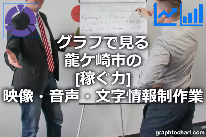 グラフで見る龍ケ崎市の映像・音声・文字情報制作業の「稼ぐ力」は高い？低い？(推移グラフと比較)