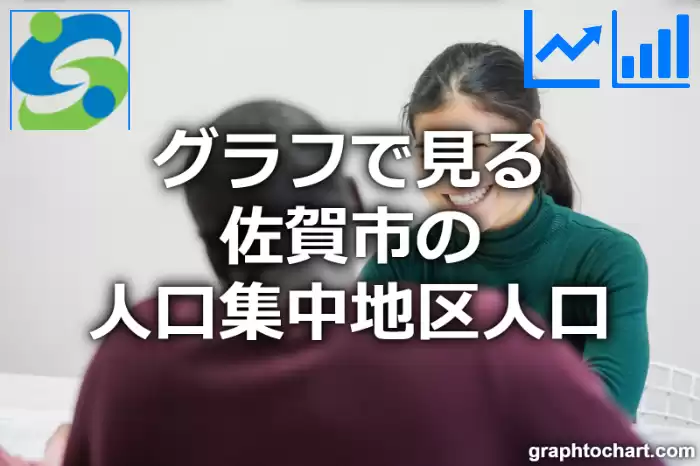 グラフで見る佐賀市の人口集中地区人口は多い？少い？(推移グラフと比較)