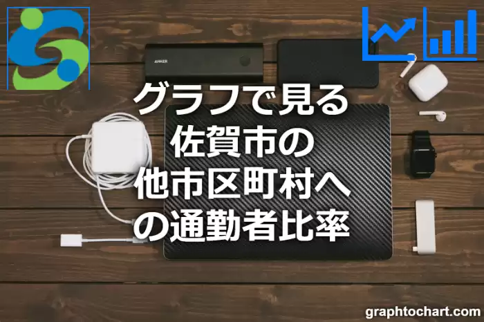 グラフで見る佐賀市の他市区町村への通勤者比率は高い？低い？(推移グラフと比較)