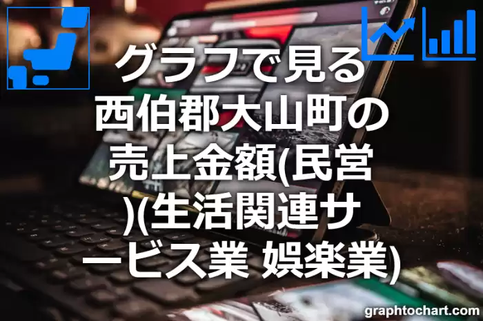 グラフで見る西伯郡大山町の生活関連サービス業，娯楽業の売上金額（民営）は高い？低い？(推移グラフと比較)