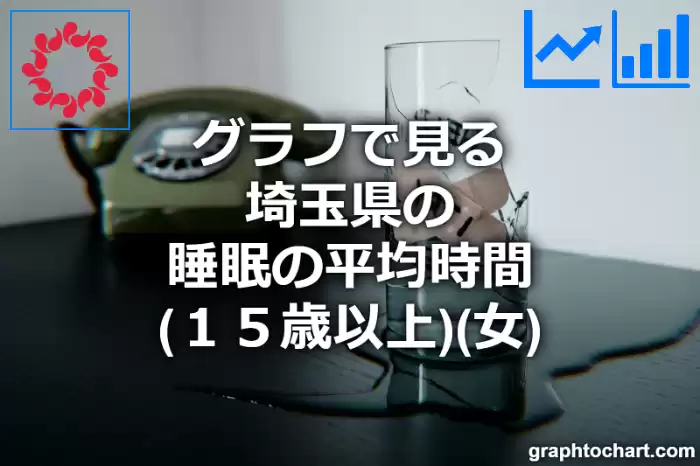グラフで見る埼玉県の睡眠の平均時間（１５歳以上）（女）は長い？短い？(推移グラフと比較)