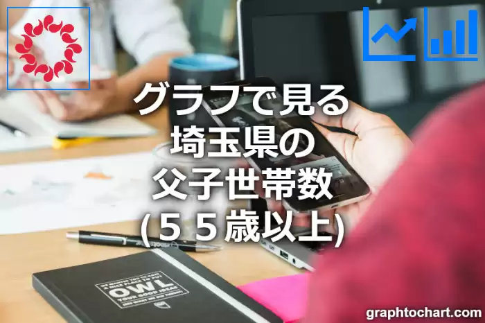 グラフで見る埼玉県の父子世帯数（５５歳以上）は多い？少い？(推移グラフと比較)