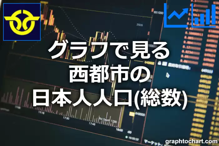 グラフで見る西都市の日本人人口（総数）は多い？少い？(推移グラフと比較)