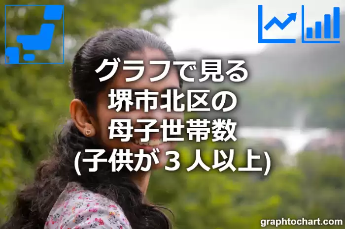 グラフで見る堺市北区の母子世帯数（子供が３人以上）は多い？少い？(推移グラフと比較)