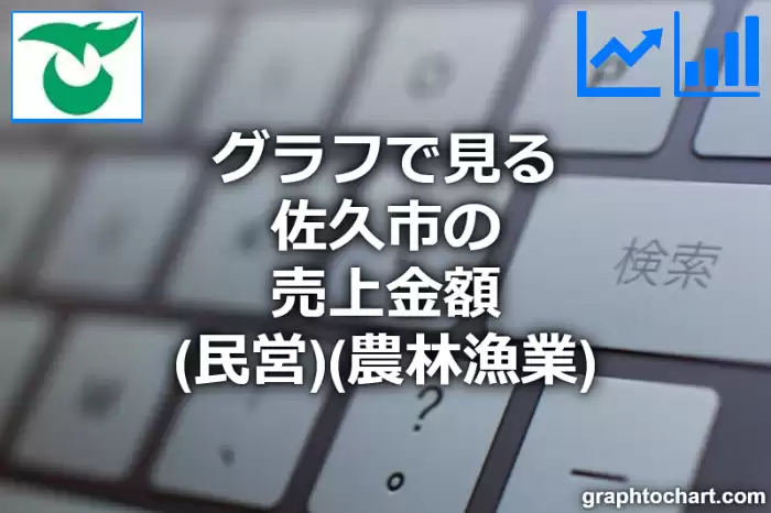 グラフで見る佐久市の農林漁業の売上金額（民営）は高い？低い？(推移グラフと比較)