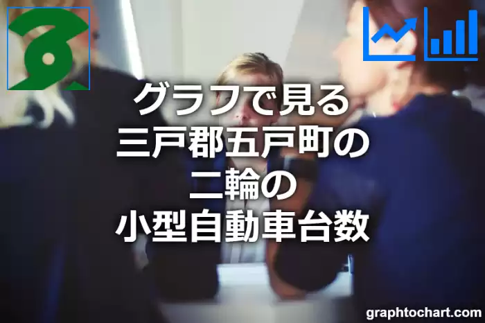 グラフで見る三戸郡五戸町の二輪の小型自動車台数は多い？少い？(推移グラフと比較)