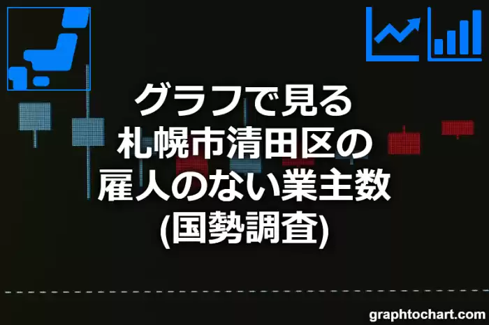グラフで見る札幌市清田区の雇人のない業主数は多い？少い？(推移グラフと比較)