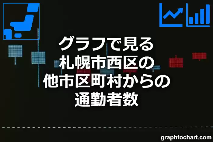 グラフで見る札幌市西区の他市区町村からの通勤者数は多い？少い？(推移グラフと比較)