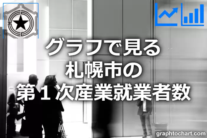 グラフで見る札幌市の第１次産業就業者数は多い？少い？(推移グラフと比較)
