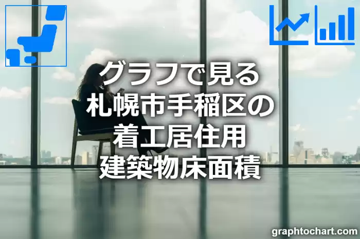 グラフで見る札幌市手稲区の着工居住用建築物床面積は広い？狭い？(推移グラフと比較)