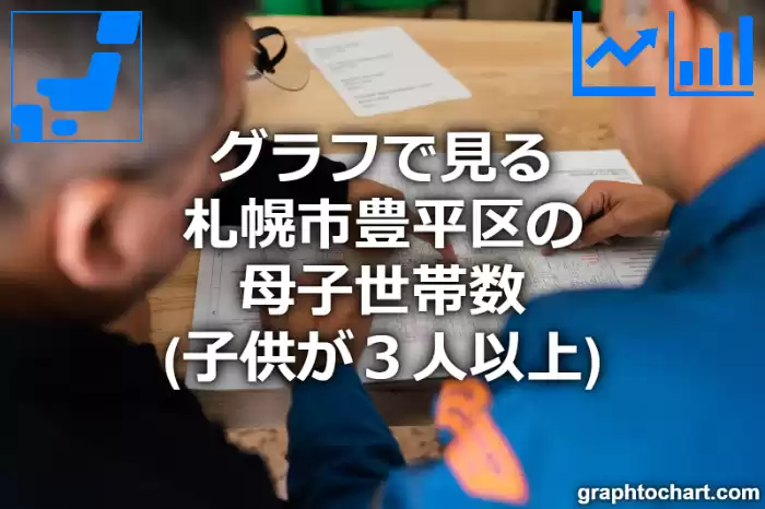 グラフで見る札幌市豊平区の母子世帯数（子供が３人以上）は多い？少い？(推移グラフと比較)