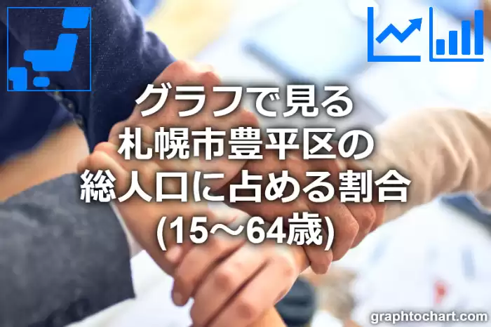 グラフで見る札幌市豊平区の生産年齢人口に占める割合（15～64歳）は高い？低い？(推移グラフと比較)