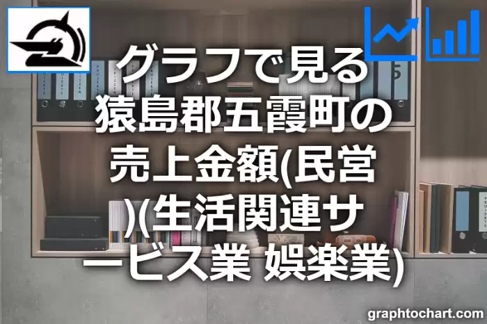 グラフで見る猿島郡五霞町の生活関連サービス業，娯楽業の売上金額（民営）は高い？低い？(推移グラフと比較)