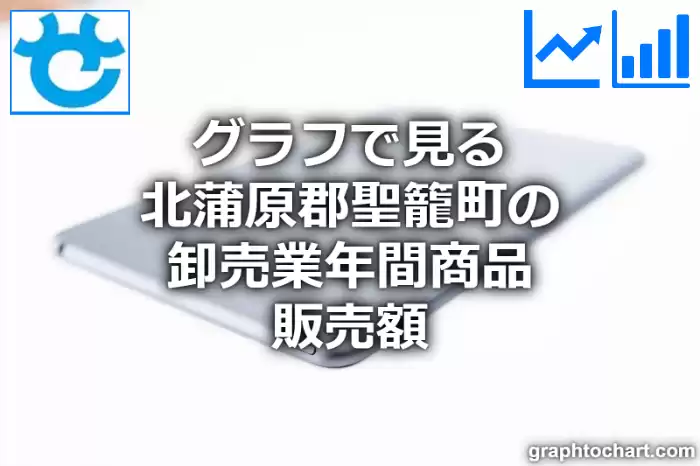 グラフで見る北蒲原郡聖籠町の卸売業年間商品販売額は高い？低い？(推移グラフと比較)