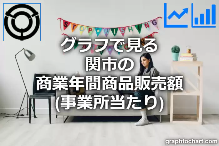 グラフで見る関市の商業年間商品販売額（事業所当たり）は高い？低い？(推移グラフと比較)