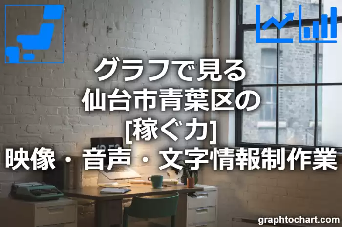 グラフで見る仙台市青葉区の映像・音声・文字情報制作業の「稼ぐ力」は高い？低い？(推移グラフと比較)