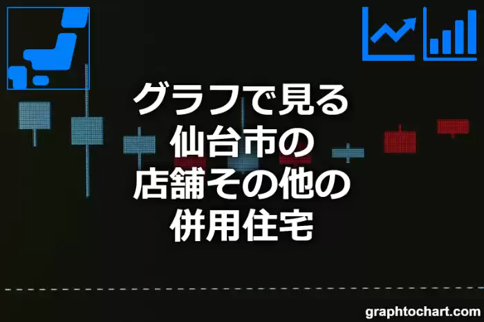 グラフで見る仙台市の店舗その他の併用住宅は多い？少い？(推移グラフと比較)