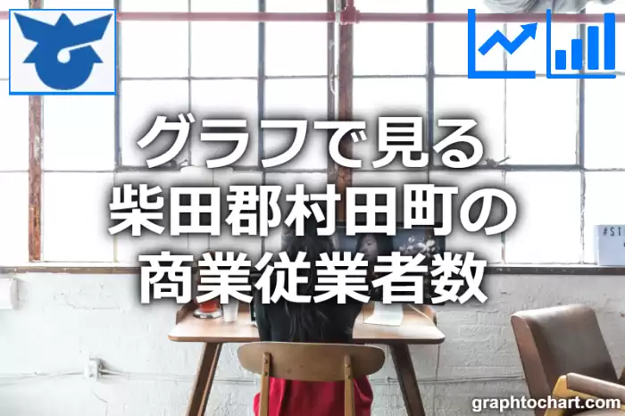 グラフで見る柴田郡村田町の商業従業者数は多い？少い？(推移グラフと比較)