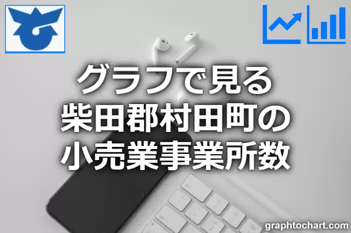 グラフで見る柴田郡村田町の小売業事業所数は多い？少い？(推移グラフと比較)