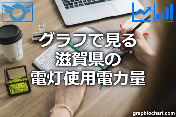 グラフで見る滋賀県の電灯使用電力量は高い？低い？(推移グラフと比較)