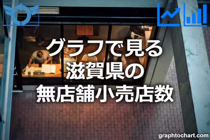 グラフで見る滋賀県の無店舗小売店数は多い？少い？(推移グラフと比較)