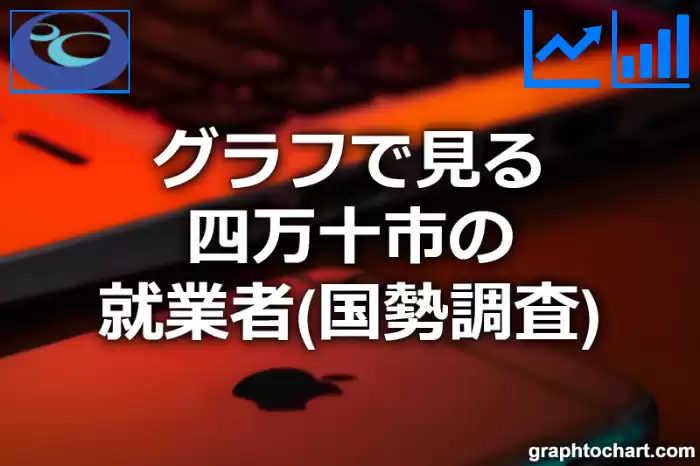 グラフで見る四万十市の就業者は多い？少い？(推移グラフと比較)