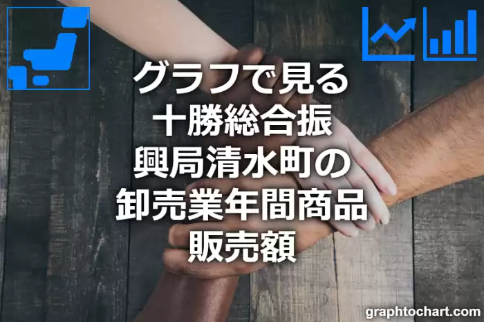 グラフで見る十勝総合振興局清水町の卸売業年間商品販売額は高い？低い？(推移グラフと比較)