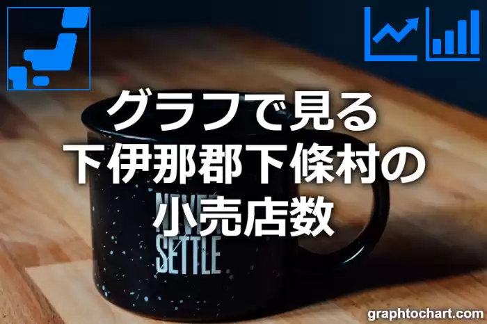 グラフで見る下伊那郡下條村の小売店数は多い？少い？(推移グラフと比較)
