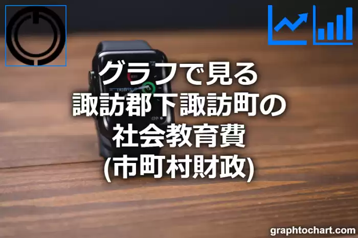 グラフで見る諏訪郡下諏訪町の社会教育費は高い？低い？(推移グラフと比較)