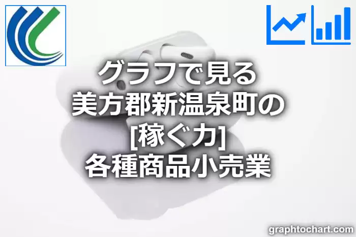 グラフで見る美方郡新温泉町の各種商品小売業の「稼ぐ力」は高い？低い？(推移グラフと比較)