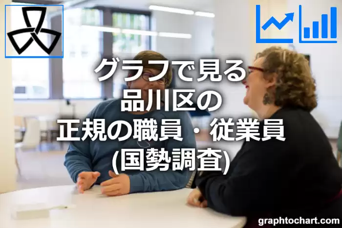 グラフで見る品川区の正規の職員・従業員は多い？少い？(推移グラフと比較)