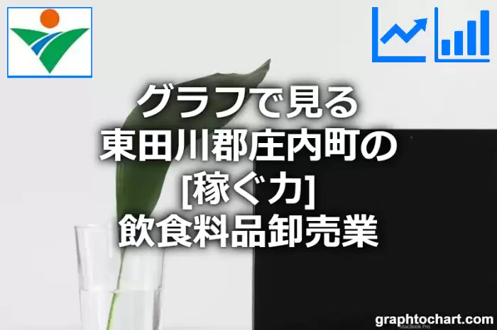 グラフで見る東田川郡庄内町の飲食料品卸売業の「稼ぐ力」は高い？低い？(推移グラフと比較)