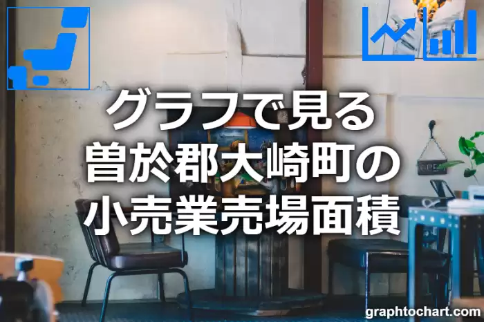 グラフで見る曽於郡大崎町の小売業売場面積は広い？狭い？(推移グラフと比較)