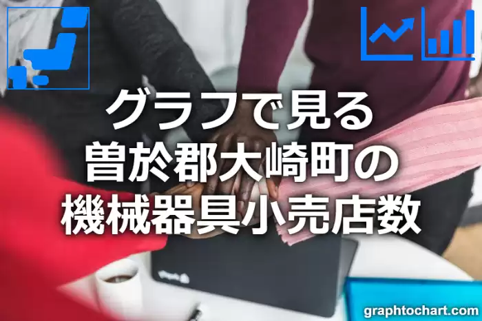 グラフで見る曽於郡大崎町の機械器具小売店数は多い？少い？(推移グラフと比較)