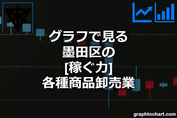 グラフで見る墨田区の各種商品卸売業の「稼ぐ力」は高い？低い？(推移グラフと比較)