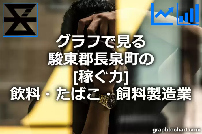 グラフで見る駿東郡長泉町の飲料・たばこ・飼料製造業の「稼ぐ力」は高い？低い？(推移グラフと比較)