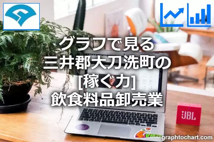 グラフで見る三井郡大刀洗町の飲食料品卸売業の「稼ぐ力」は高い？低い？(推移グラフと比較)