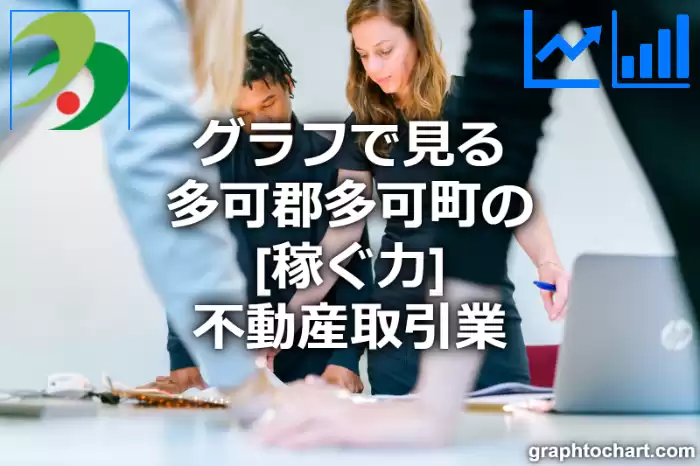 グラフで見る多可郡多可町の不動産取引業の「稼ぐ力」は高い？低い？(推移グラフと比較)