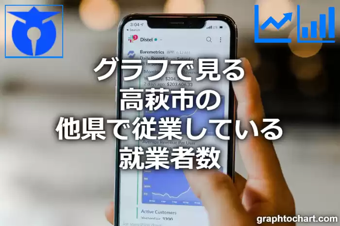 グラフで見る高萩市の他県で従業している就業者数は多い？少い？(推移グラフと比較)