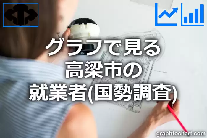 グラフで見る高梁市の就業者は多い？少い？(推移グラフと比較)