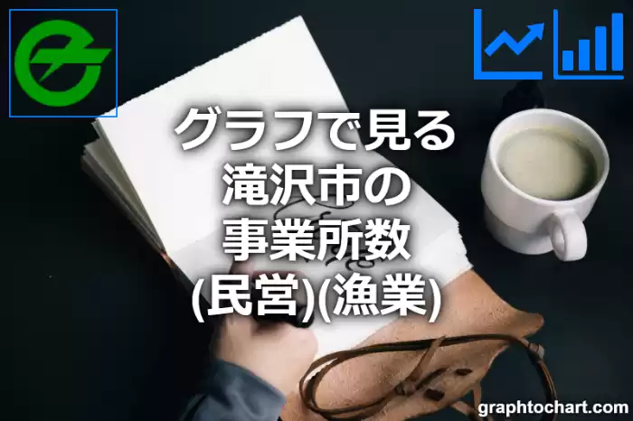 グラフで見る滝沢市の事業所数（民営）（漁業）は多い？少い？(推移グラフと比較)