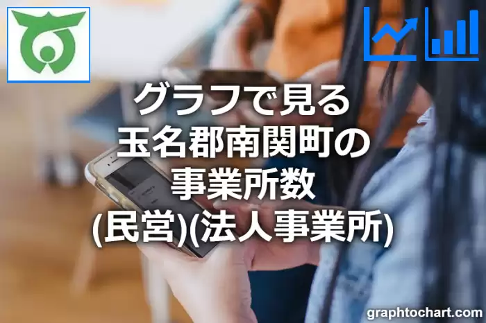 グラフで見る玉名郡南関町の事業所数（民営）（法人事業所）は多い？少い？(推移グラフと比較)